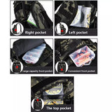 07173 Merge Tackle Backpack Fishing Rod Holders Tackle Boxes Outdoor Shoulder Large Storage Z218.