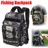 07173 Merge Tackle Backpack Fishing Rod Holders Tackle Boxes Outdoor Shoulder Large Storage Z218.
