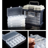07176 Merge Fishing Tackle Box With 4 Layers For Fishing Lures Sinkers Floats Line Storage	Z218.