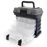 07176 Merge Fishing Tackle Box With 4 Layers For Fishing Lures Sinkers Floats Line Storage	Z218.