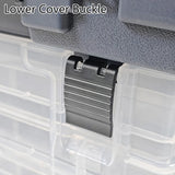07176 Merge Fishing Tackle Box With 4 Layers For Fishing Lures Sinkers Floats Line Storage	Z218.