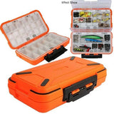 07177 Merge Sealed Waterproof Fishing Tackle Tray ABS Plastic Double Sided Lure Storage Box Z218.