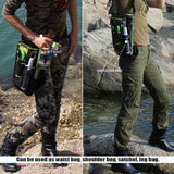 07178 Merge Fishing Tackle Bag Waste Pack Hip Leg Rod Holder With Lure Box Multifunction Z218.