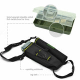 07178 Merge Fishing Tackle Bag Waste Pack Hip Leg Rod Holder With Lure Box Multifunction Z218.