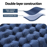 0729 Merge Weisshorn Self Inflating Mattress Camping Sleep Mat Air Bead Single Pillow Bag Outback Z180.