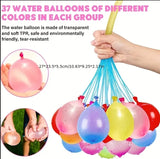 0733 Merge 37 Pieces Water Balloons Self Bunches Tying Magic Beach Party Bomb Game Z240 xxxxxxx You 130327.