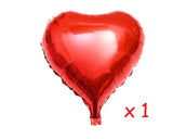 0738 Merge Red Heart 18inch Foil Balloon Heilium Heart Balloons Love Valentine Weeding Party Z240 xxxxxxx You 130326.