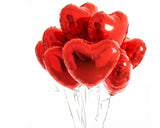 0738 Merge Red Heart 18inch Foil Balloon Heilium Heart Balloons Love Valentine Weeding Party Z240 xxxxxxx You 130326.