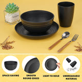 0750 Merge 16 Piece Plastic Dinner Set Plates Bowls Cups Camping Party Picnic Z241 xxxxxxx You