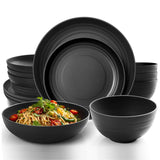 0750 Merge 16 Piece Plastic Dinner Set Plates Bowls Cups Camping Party Picnic Z241 xxxxxxx You