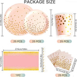 0751 Merge 25 Guests Colourful Disposable Party Tableware Plates Cups Napkins Straws Table Cloth Z241 xxxxxxx You 150326.