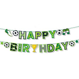 0752 Merge Soccer Tableware Party Supplies Banner Plates Cups Kids Birthday Decoration 61 Pieces 10 Guests Z241 xxxxxxx You 150326.
