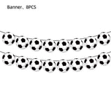 0752 Merge Soccer Tableware Party Supplies Banner Plates Cups Kids Birthday Decoration 61 Pieces 10 Guests Z241 xxxxxxx You 150326.