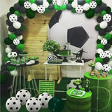 0752 Merge Soccer Tableware Party Supplies Banner Plates Cups Kids Birthday Decoration 61 Pieces 10 Guests Z241 xxxxxxx You 150326.