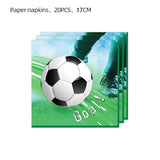 0752 Merge Soccer Tableware Party Supplies Banner Plates Cups Kids Birthday Decoration 61 Pieces 10 Guests Z241 xxxxxxx You 150326.