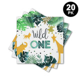 0753 Wild One Jungle Party Tableware Plates Napkins Cups Tablecloth Toppers Z241 xxxxxxx You 150326.