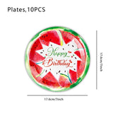 0754 Merge Watermelon theme 10 Guests Tableware Pack Party Supplies Birthday Decoration Z241.