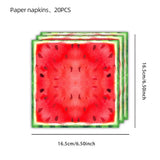 0754 Merge Watermelon theme 10 Guests Tableware Pack Party Supplies Birthday Decoration Z241.