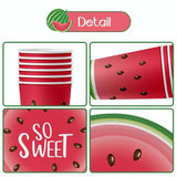 0754 Water Melon Party Tableware Plates Cups Napkins Z241 xxxxxxx You 150326.