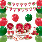 0754 Water Melon Party Tableware Plates Cups Napkins Z241 xxxxxxx You 150326.