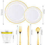 0757 Merge 175 Plastic Party Plates Wedding Party Dinnerware Silverware Plates Cups Napkin Z241 xxxxxxx 150326.