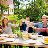 0757 Merge 175 Plastic Party Plates Wedding Party Dinnerware Silverware Plates Cups Napkin Z241 xxxxxxx 150326.
