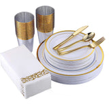 0757 Merge 175 Plastic Party Plates Wedding Party Dinnerware Silverware Plates Cups Napkin Z241 xxxxxxx 150326.