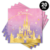 0758 Princes Castle Theme Party Table Ware 10 9"Plates,10 Cups, 20 Napkins,1 Table Cloths Z241 xxxxxxx You 100326.