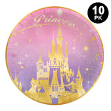 0758 Princes Castle Theme Party Table Ware 10 9"Plates,10 Cups, 20 Napkins,1 Table Cloths Z241 xxxxxxx You 100326.