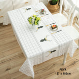 0762 Merge Rectangle Table Cloth Water Stain Resistant PEVA Table Cloth Desk Cover Z256 xxxxxxx You 160426.