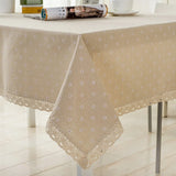0764 Merge Linen Cotton Table Cloth Flower Pattern Rectangle 140cmx180cm Z256 xxxxxxx You 160426.