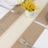 0770 Merge Splicing Cotton Table runner Farmhouse Style Table Bohemian Rustic 30cmx180cm Z260 xxxxxxx You 200426.