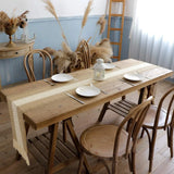 0770 Merge Splicing Cotton Table runner Farmhouse Style Table Bohemian Rustic 30cmx180cm Z260 xxxxxxx You 200426.