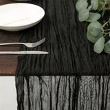 0774 Merge Semi-Sheer Gauze Wine Red Table Runner Sage Cheesecloth Table 90x180cm Z260 xxxxxxx You 200426.