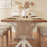 0776 Merge Elegant Embroider Coffee Dinning Table Runner Furniture Piano Transparent White Z260 xxxxxxx You 200426.