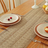 0776 Merge Elegant Embroider Coffee Dinning Table Runner Furniture Piano Transparent White Z260 xxxxxxx You 200426.