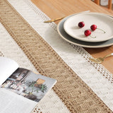 0776 Merge Elegant Embroider Coffee Dinning Table Runner Furniture Piano Transparent White Z260 xxxxxxx You 200426.