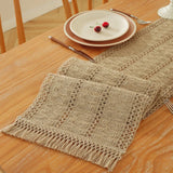 0776 Merge Elegant Embroider Coffee Dinning Table Runner Furniture Piano Transparent White Z260 xxxxxxx You 200426.
