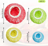 Reusable Serving Dish Covers 96 PCS Plastic Elastic Bowel Covers Z333 0780