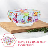 3 Pcs Dish Covers For Food Kitchen Container Elestic Lid China 0781