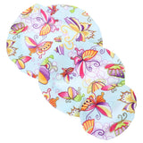 3 Pcs Dish Covers For Food Kitchen Container Elestic Lid China 0781