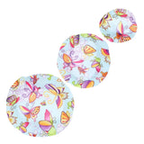 3 Pcs Dish Covers For Food Kitchen Container Elestic Lid China 0781