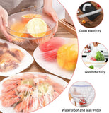 500 count Reusable Plastic Bowl covers Fexible Food Cover Dish Plate covers Z333 0782.