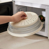Multifunctional Microwave Food Cover Heat Resistant Folding Splash Guard Lid Z333 0786