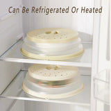 Multifunctional Microwave Food Cover Heat Resistant Folding Splash Guard Lid Z333 0786