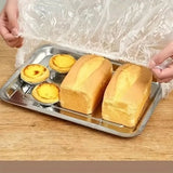 50 Pieces Reusable Stretch Food Covers Elastic PE Plastic Bowl Lids Z333 0788.