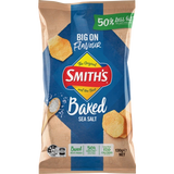 1000126 Smiths Oven Baked Sea Sault Chips 130g Z122.