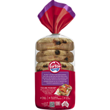 100117 Merge Tip Top Spicy Fruit English Muffin 6 Pack 400g X153.