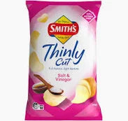 100230 Merge Smiths thinly Cut Salt & Vinegar Potato Chips Z105.