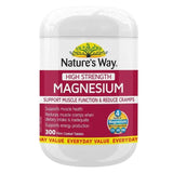 100257 Merge Nature's Way High Strength Magnesium 600g 300 Tablets Z150.